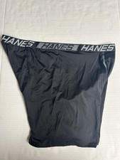 Hanes X-Temp Total Support Pouch Boxer Briefs 2XL 40-42 Black/Gray, NWOT