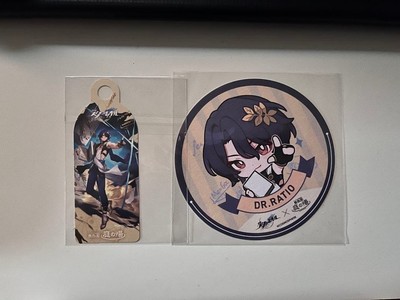 Honkai Star Rail Ratio Niwa No Yu Face 2 Coaster Straw Tag