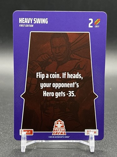 2025 Bo Jackson Battle Arena Update Heavy Swing SP Play Card #PL-21