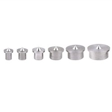 6 Pcs Woodworking Dowel Center Set Stainless Steel For Furniture Panel Marking