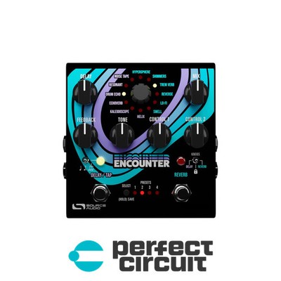 Source Audio Encounter Delay + Reverb Pedal EFFECTS - NEW - PERFECT CIRCUIT