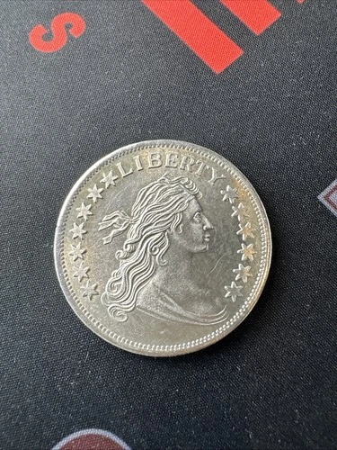 Liberty Draped Bust Design 1 Troy Oz .999 Fine Silver Bullion Round Ounce (Z)