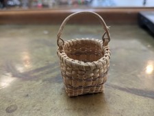 Antique Michigan Chippewa Black Ash Splint Mi...