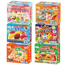 Kracie Popin Cookin 6 Variety Set Educational DIY Candy Kit Made in Japan