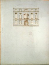 Photo:Philadelphia PA William Bingham House 1803-1827 Elevation Drawing
