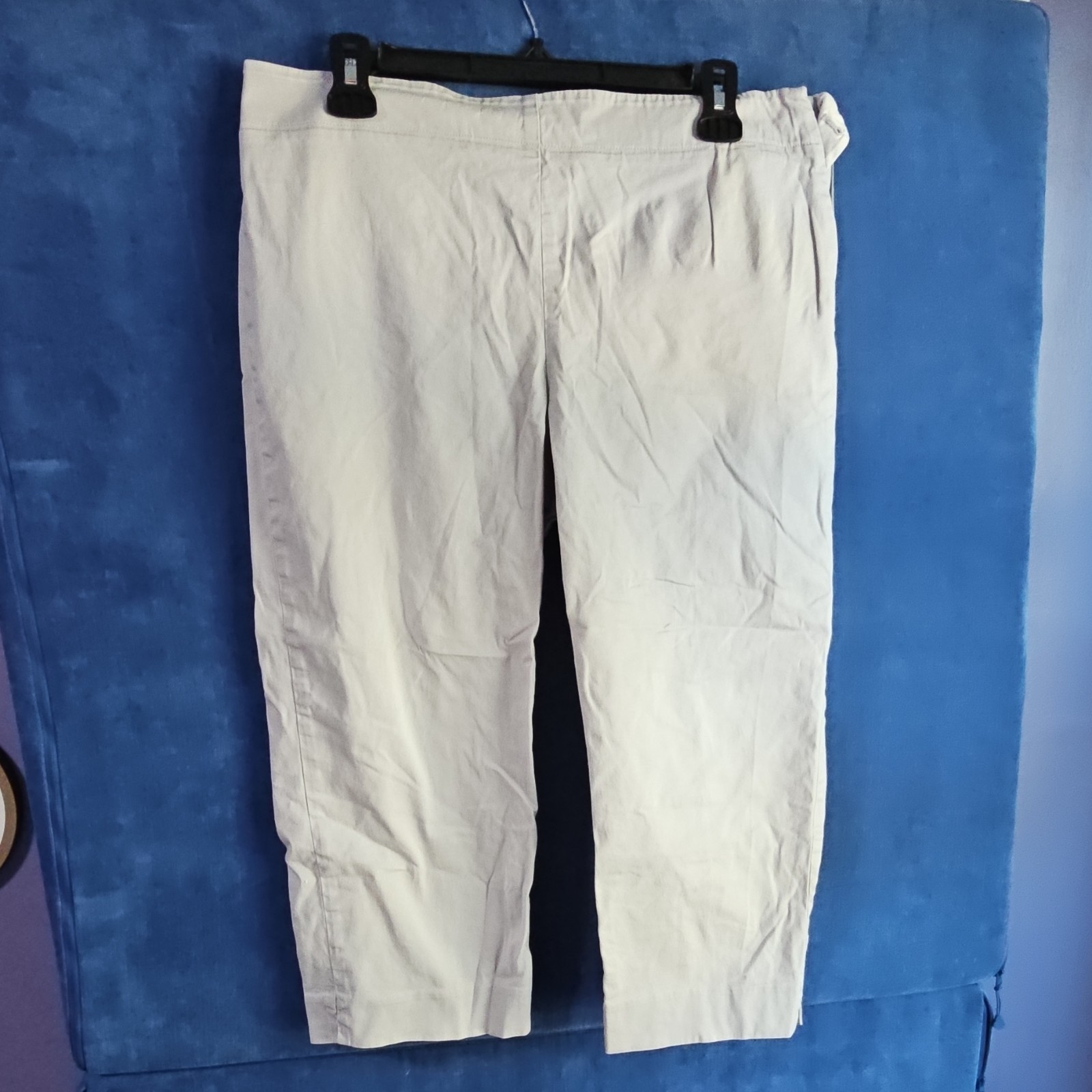 Talbots Women's Solid Light Gray Flat Front Pants… - image 1