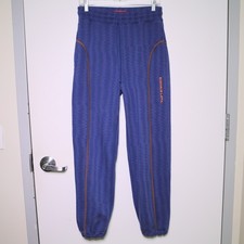 $230 ECKHAUS LATTA - Blue Static Cotton Lounge Jogger Sweatpants - Men's Small