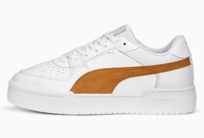 Puma CA Pro Turnschuhe in Weiß und Desert Clay Größe UK 6,5 Neu im Karton
