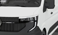 RDX Scheinwerferblenden Set Weiß Glanz FüR Renault Master Nissan Interstar 2024-