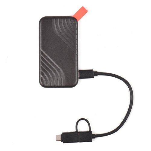 2TB External Hard Drive USB 3.1 Portable Solid State Drive 5Gbps Black GGYN - Afbeelding 5 van 13