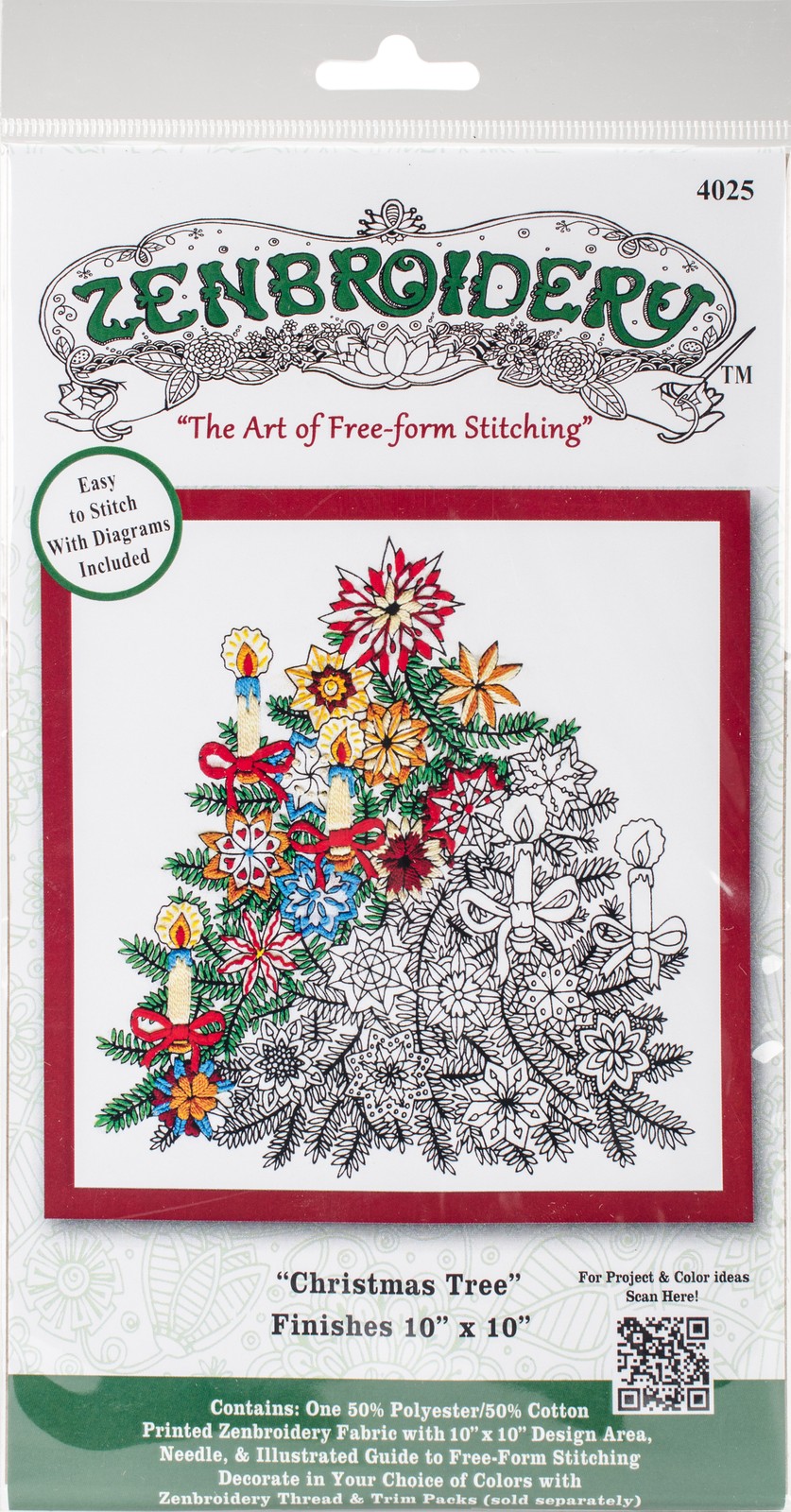 Kit 10"x10"-christmas Tree