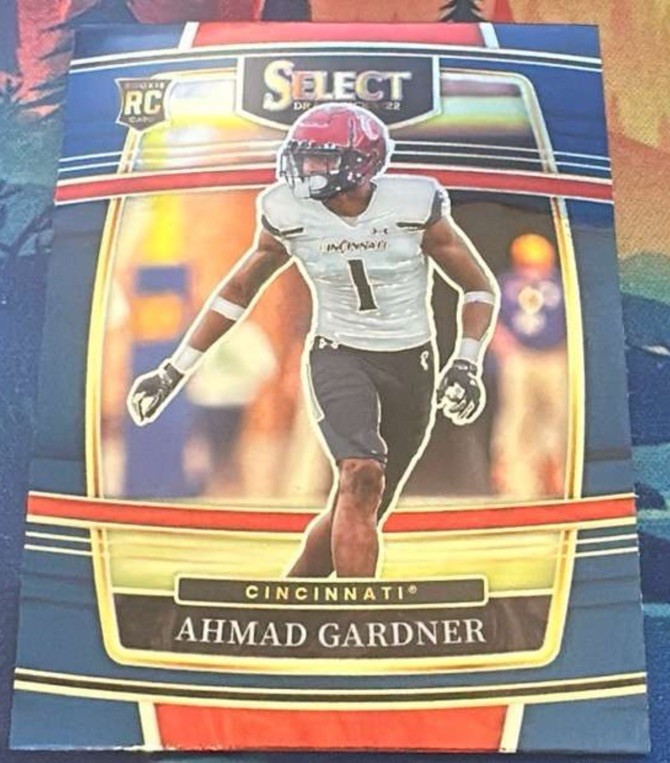 2022 Panini Select Draft Picks #54 Ahmad Gardner Blue (Retail Base)