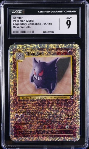 2002 POKEMON LEGENDARY COLLECTION REVERSE HOLO #11/110 GENGAR CGC 9
