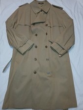Vintage Misty Harbour Union Made Made In USA Mens Size 46 Trench Coat Wool Blend