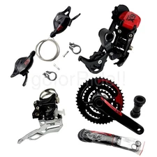 SRAM X9 3x10s MTB Cycling Groupset 4pc,Crankset,Shifter,Front & Rear Derailleurs