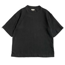 Margaret Howell 23SS Linen Crew Neck Wide Fit Pullover Black L Japan F/S