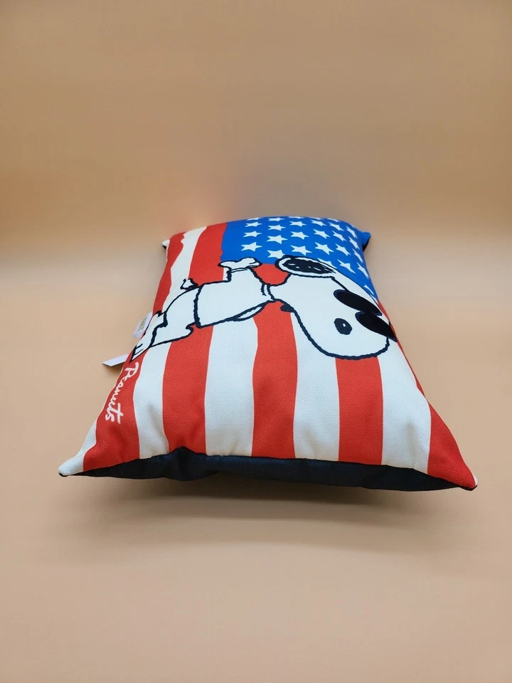 Peanuts New 2025 Snoopy American Flag Decorative Pillow  17 x 11 In - Image 3 of 4