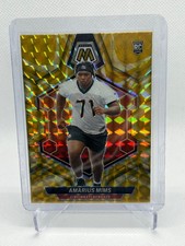 2024 Mosaic Gold Reactive Amarius Mims Rookie RC – Cincinnati Bengals
