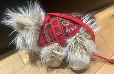 Keel Toys Yorkie Yorkshire Terrier Soft Plush Toy Tartan Coat Puppy Dog 12" Dog