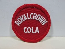 Vintage Royal Crown Cola Uniform Patch Vintage Soda Cola Advertising Small Patch