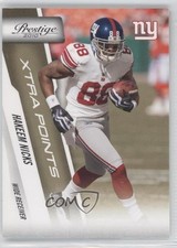 2010 Playoff Prestige Xtra Points Gold 100/250 Hakeem Nicks #130 b5x