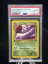 Koga’s Muk #26 1st Edition Gym Challenge 2000 Pokemon PSA 8 ☠️ on eBay