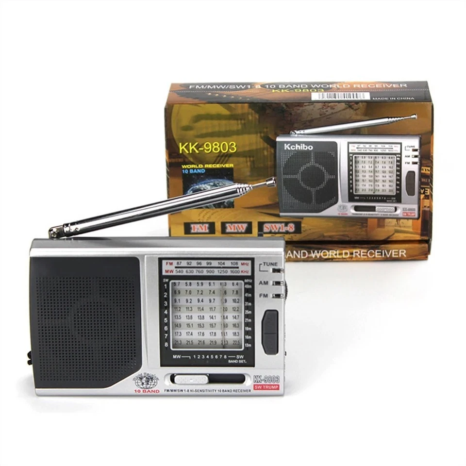 Ricevitore AM FM SW portatile facile da usare design leggero facile da trasporta - Immagine 4 di 4