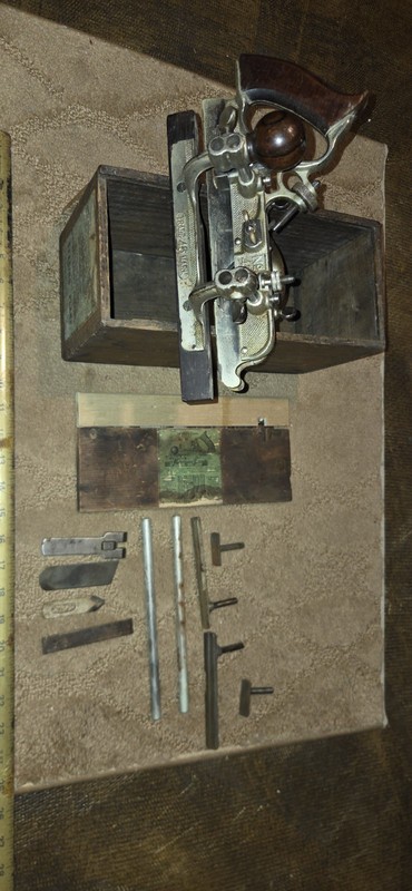 Antique Stanley 45 Plow Rabbet Slitting and Beading Plane Made In USA