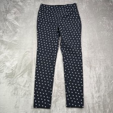 RLX Ralph Lauren Golf Pants Womens 6 Navy Blue Geometric Performance Stretch