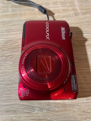 Nikon COOLPIX S6500 16.0MP Digital Camera - Red for sale online | eBay