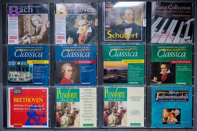 Klassik CD Sammlung 12 Stück Bach Beethoven Mozart Schubert Chopin Liszt
