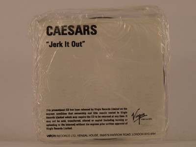 CAESARS JERK IT OUT (L46) 1 Track Promo CD Single including White Sleeve VIRGIN