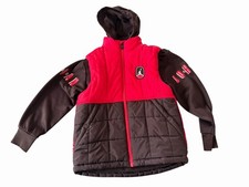 Jordan Boys Jacket Zip-up Black/Red Size Small