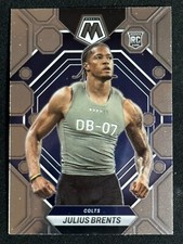 2023 Panini Mosaic Rookie RC Julius Brents #340 Colts