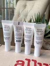 4x Sunday Riley Good Genes Lactic Acid Treatment .17oz/ 5ml each  - 20 ml total