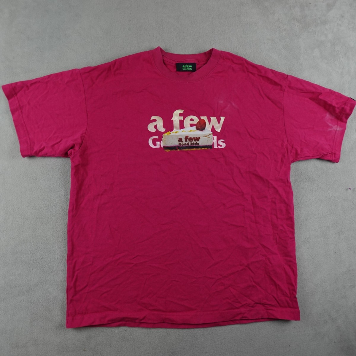 トップス A FEW GOOD KIDS - T SHIRT A Few Good Kids T Shirt Mens M White Pink Sleeve Cotton