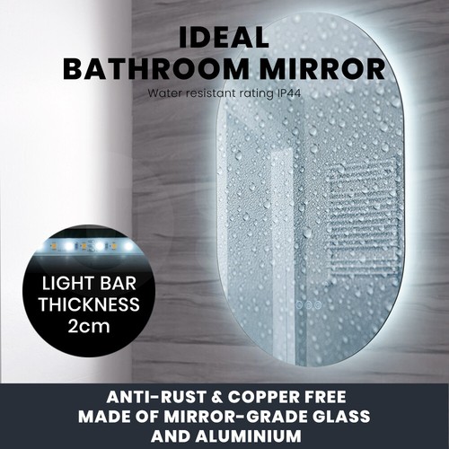 Simplus Modern Wall Bathroom Mirror LED lights Vanity Touch Dimmable Mirrors - Picture 9 of 58