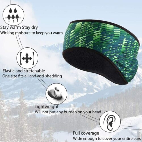 Ear Warmer Headband/Winter Fleece Ear Cover/Cold Weather Ear Muffs for Men Women - Picture 189 of 290