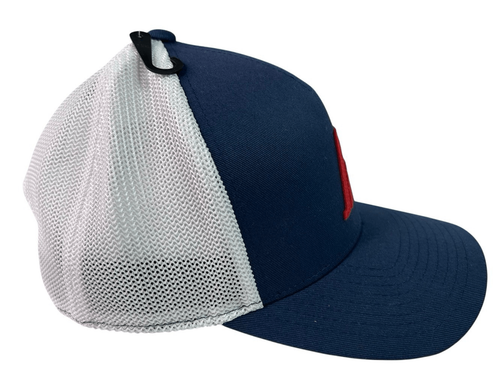 Polaris Off Road Men’s Retro Logo Mesh Snapback Hat Cap New Blue White #2833503 - Picture 4 of 10