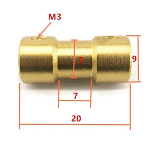 Universal 3-5mm Motor Drive Shaft Joint Transmission Coupling Coupler Connector - Picture 4 of 5