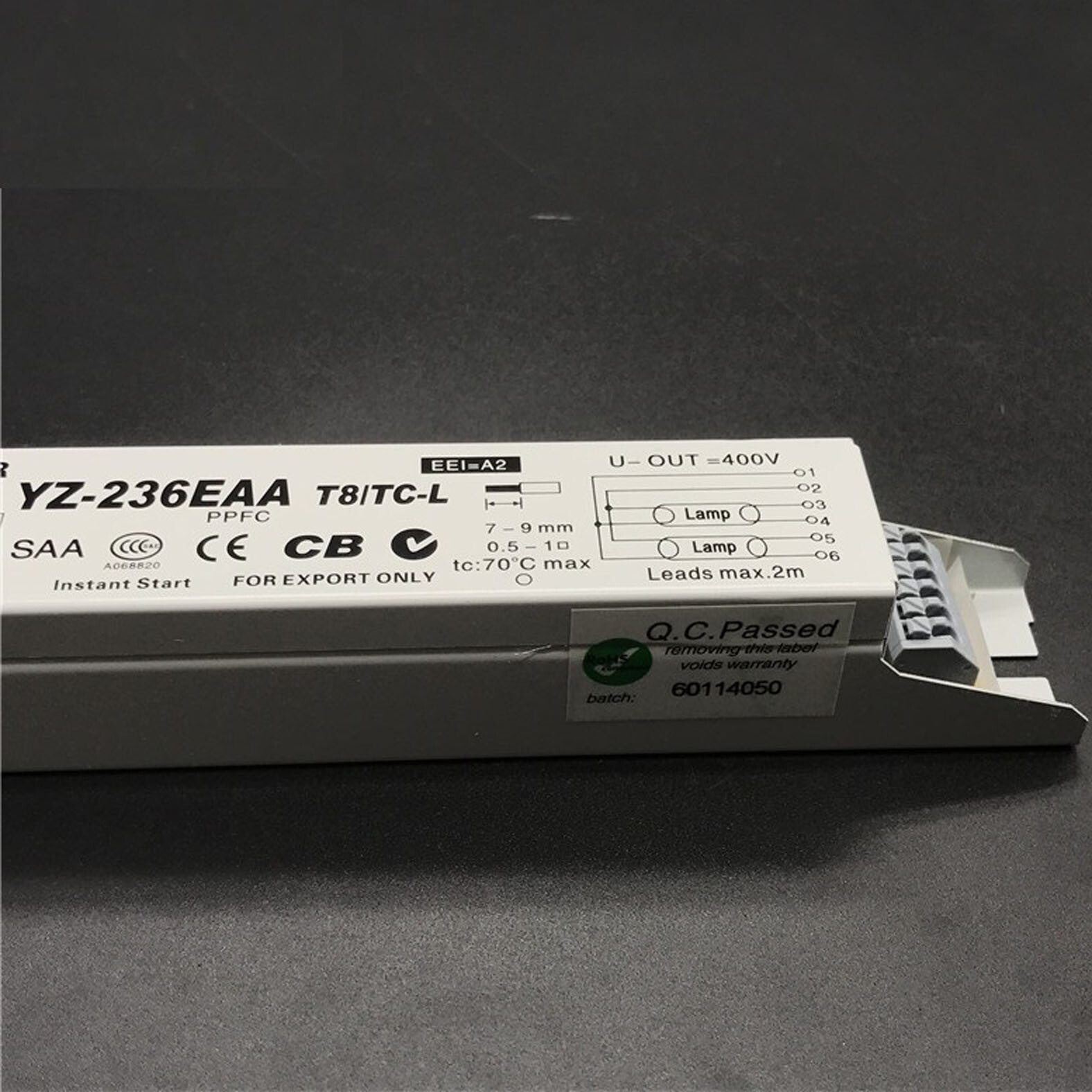 3AAA YZ236EAA 220V T8 36Wx2 TCL 36WX2 Fluorescent Lamp Electronic