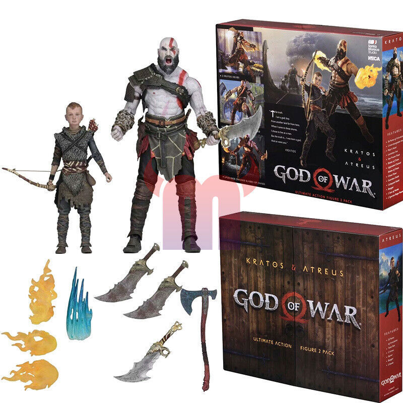 God of War Ultimate Kratos Atreus Action Figure 2 Pack 1/12