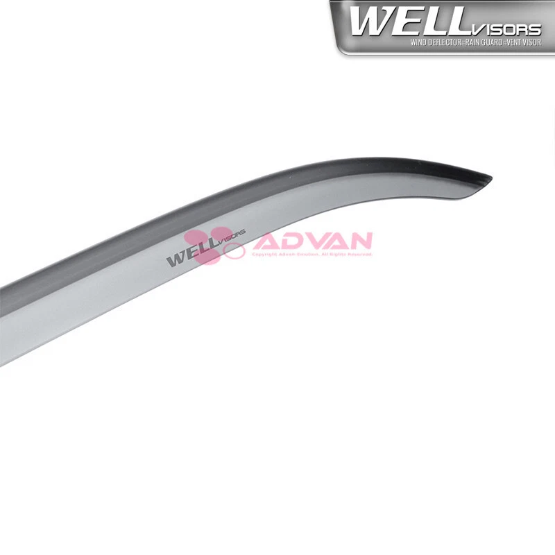 Deflectores protectores de lluvia Wellvisors para Dodge Challenger 2008-2022 viseras premium Foto 3 de 4