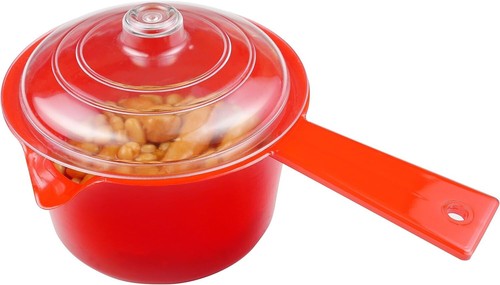 Good2Heat Microwave Saucepan and Lid 600Ml Red - BPA Free & Dishwasher Safe Micr - Picture 3 of 4
