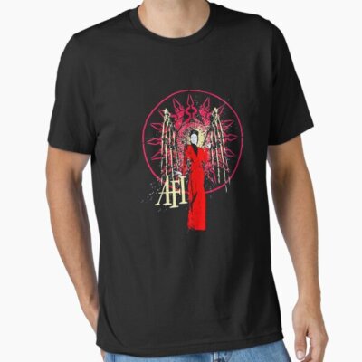 Vintage AFI Band 2006 Music Essential Short Sleeve Black T-Shirt AHN02095