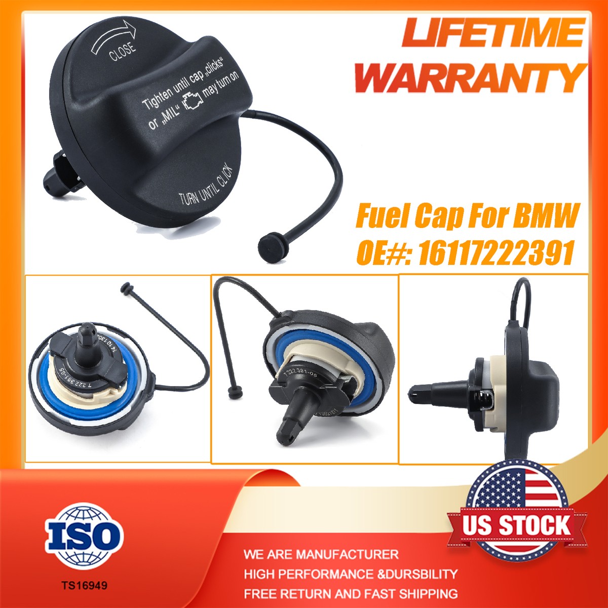 Fuel Gas Tank Cap Tether Wire Fits BMW X3 X5 X6 E81 E82 E88 E46 E93 E39 E60  E64 | eBay