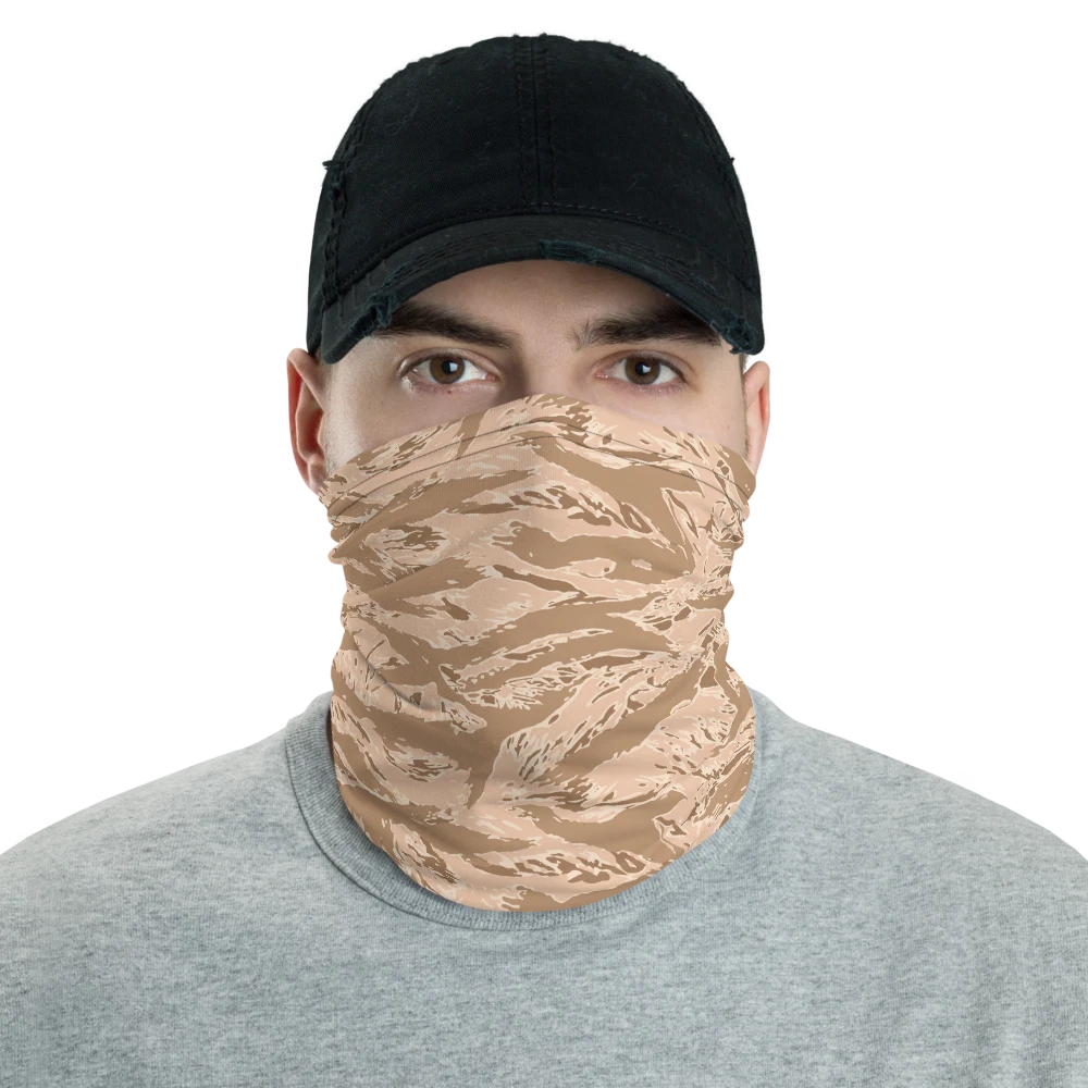 Desert Tigerstripes Type 02 Camouflage Neck Gaiter