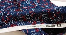 JoAnn Fabric - 4th of July - Red, White and Blue Strimmer's - 1 Yard - H-300-F