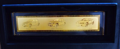 Geely Haoqing Free Fleet Beauty Leopart GOLD PLATED in Acryl ULTRA SELTEN in BOX