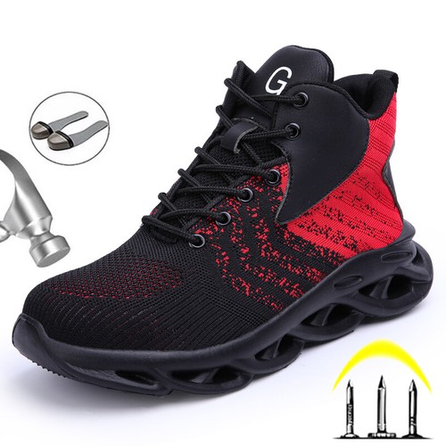 Work Boots Safety Shoes Womens Steel Toe Cap Breathable Indestructible Sneakers - Bild 13 von 21